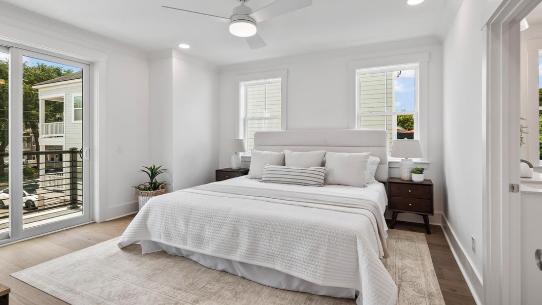 Furnished interior view inside a new home in Grants Court, Charleston (Image 24).