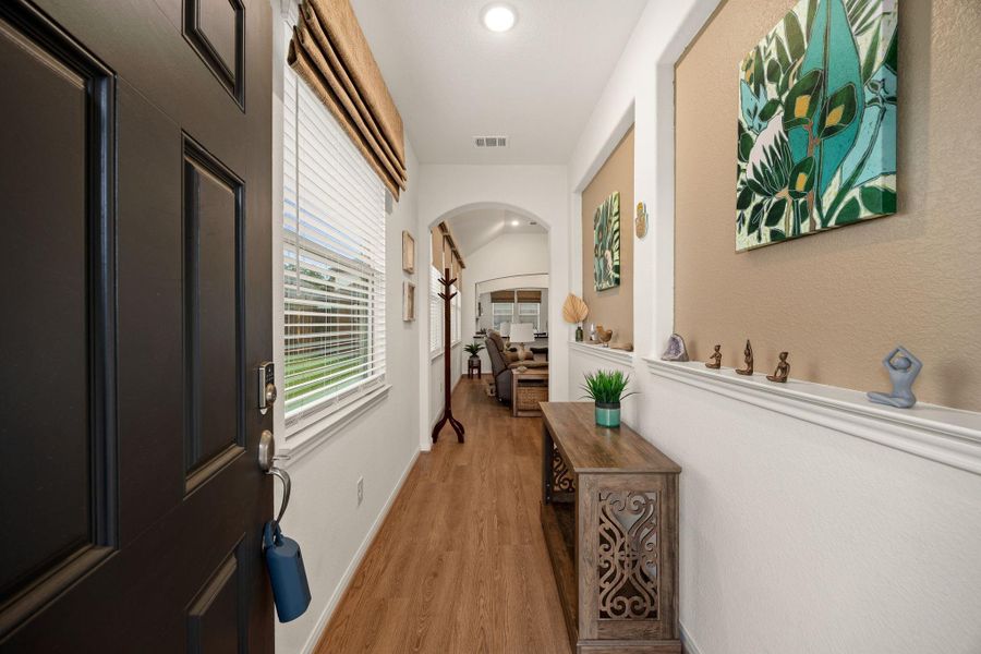Furnished interior view inside a new home in Willowpoint, Tomball (Image 13).