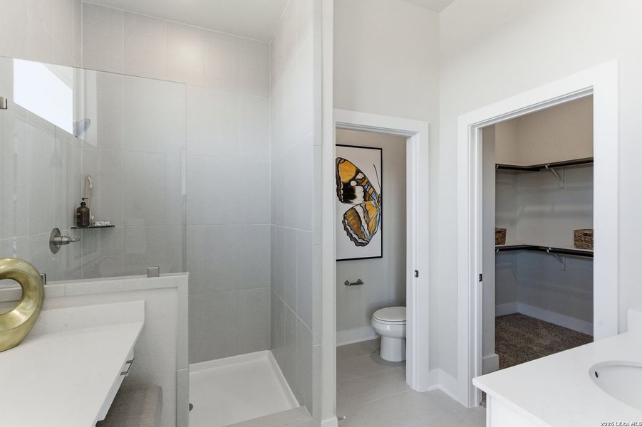 Furnished interior view inside a new home in Rose Hill, San Antonio (Image 11).