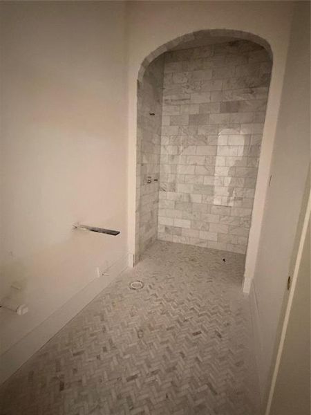 Full bathroom for office or 6th bedroom. Will have a floating cabinet. Full bathroom for office or 6th bedroom. Will have a floating cabinet.