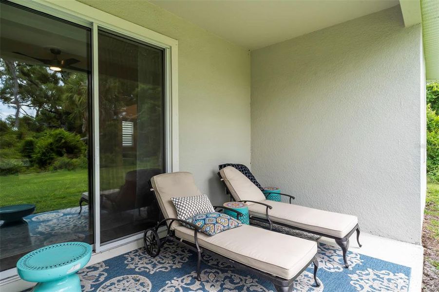Exterior details and patio area of a home in , North Port (Image 2).