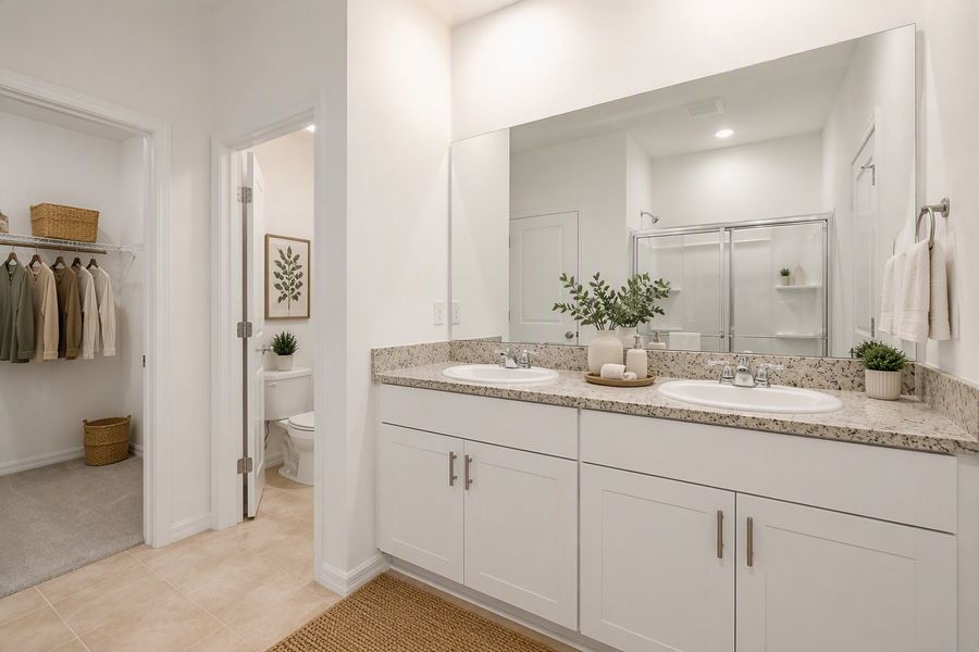 Representative furnished interior of a home built from the Sage by Taylor Morrison in Coopers Meadow, Jacksonville (Image 7).