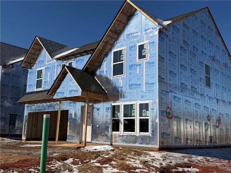 In-progress construction of a new home in Twin Lakes, Hoschton, GA (Image 5).