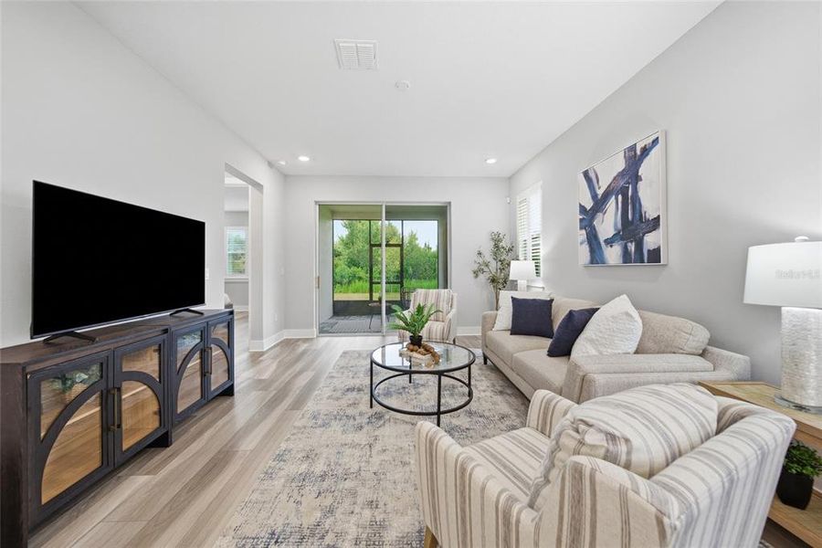 Furnished interior view inside a new home in , Wesley Chapel (Image 12).