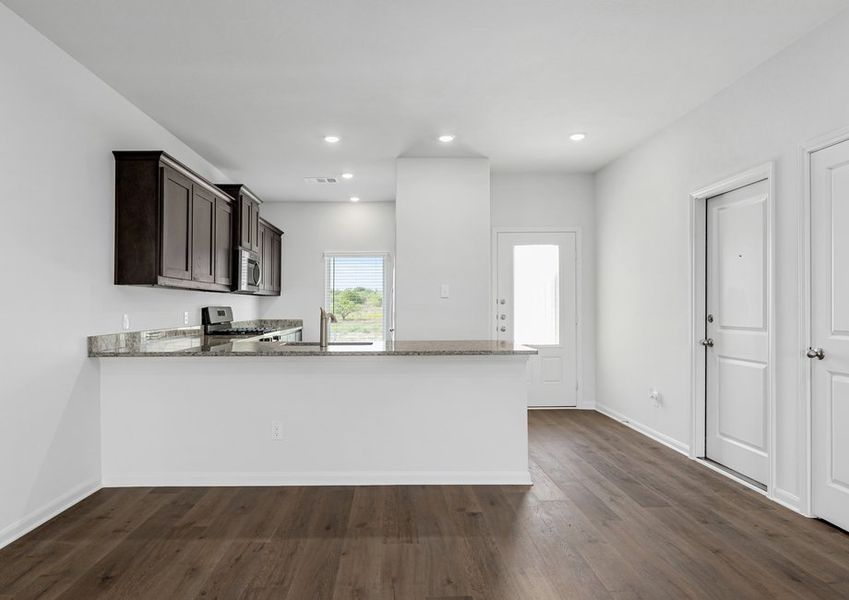 The kitchen has wonderful upgrades. The kitchen has wonderful upgrades.