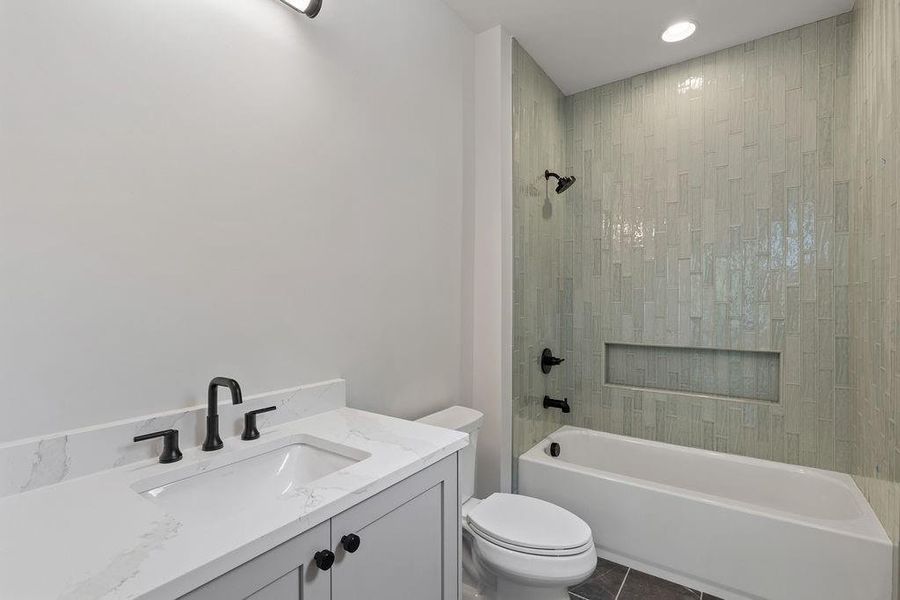 Furnished interior view inside a new home in Aster, Roswell (Image 50).