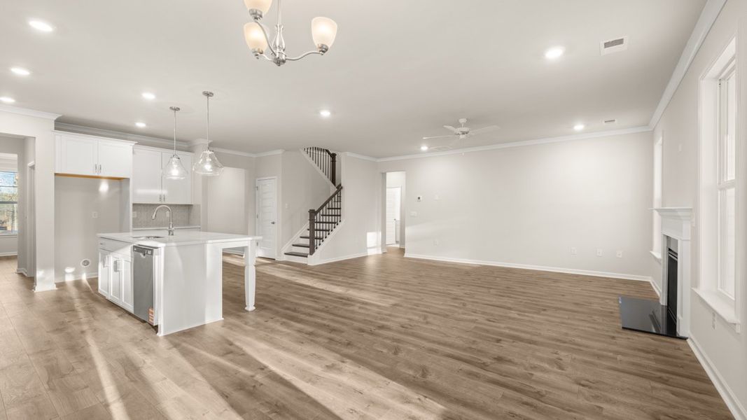 Spacious, unfurnished interior of a new home in Heritage Pointe, Senoia (Image 20).