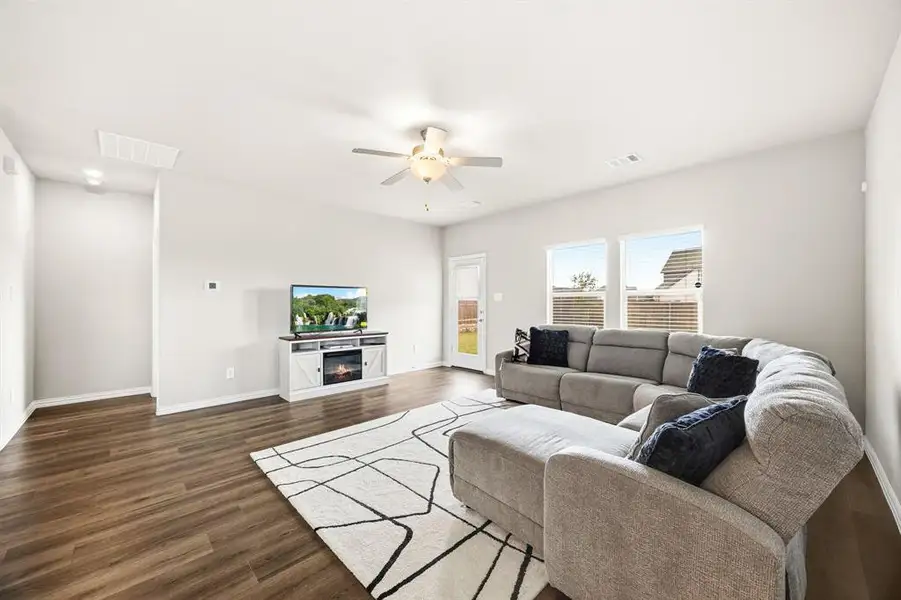 Furnished interior view inside a new home in Briarwood Hills - Highland Series, Forney (Image 5).