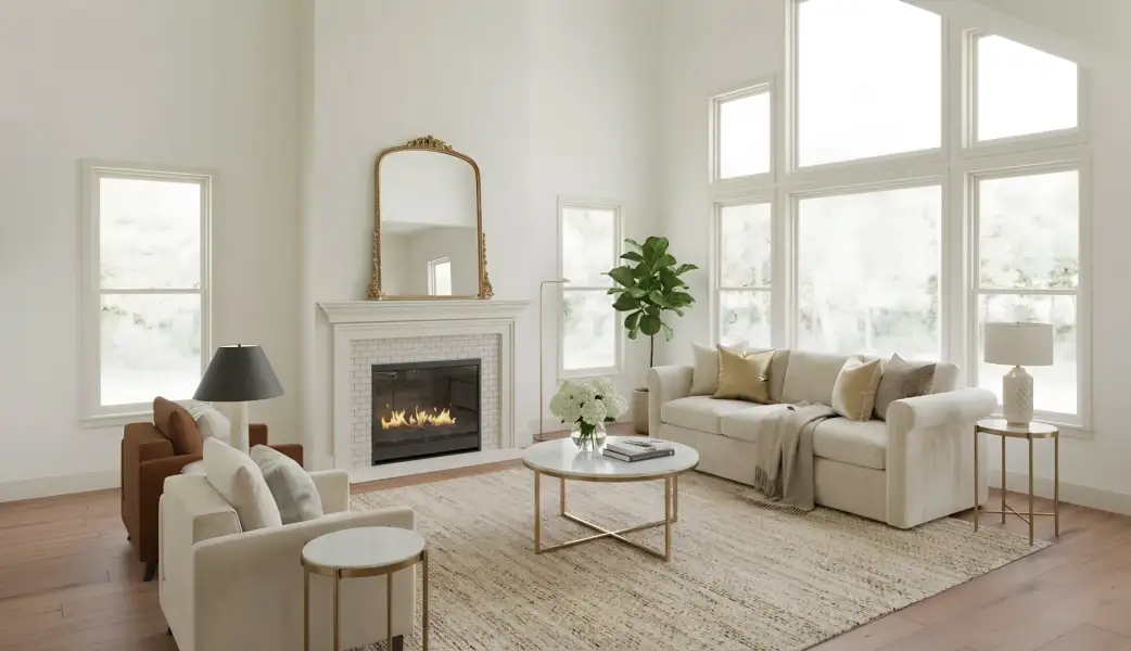 Furnished interior view inside a new home in Stonehaven, Winder (Image 6).