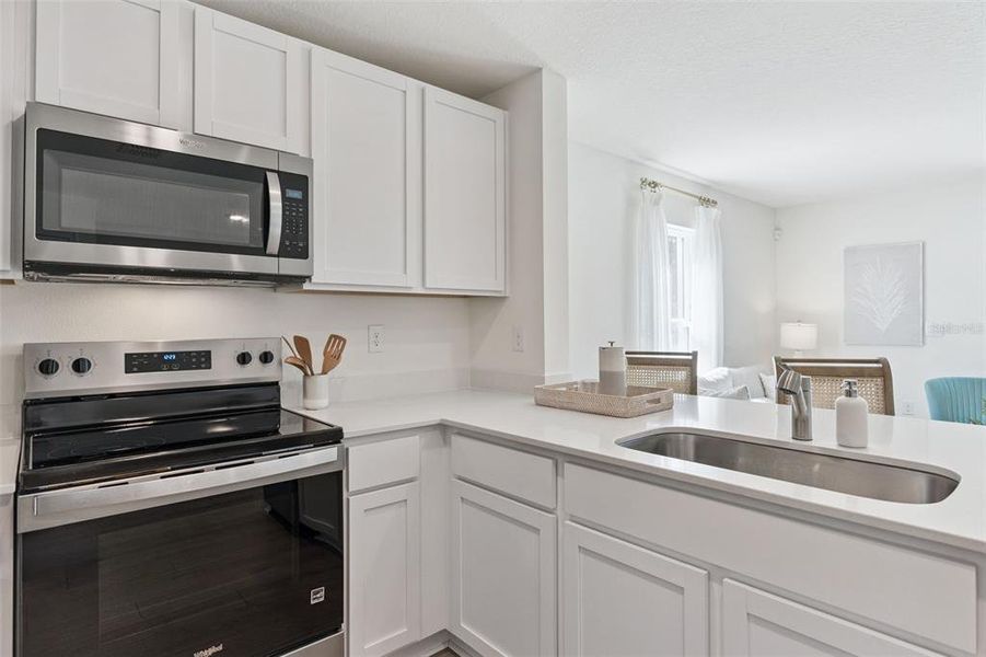 Furnished interior view inside a new home in , Daytona Beach (Image 24).