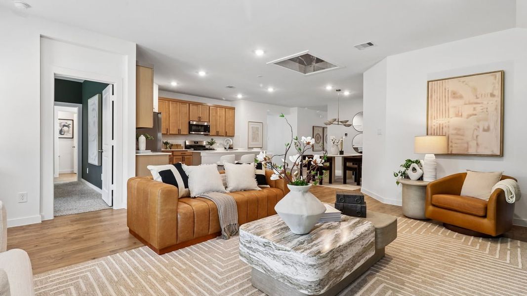Furnished interior view inside a new home in Evergreen, Rosenberg (Image 7).