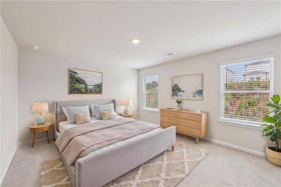 Furnished interior view inside a new home in Hawthorne Station, College Park (Image 13). Furnished interior view inside a new home in Hawthorne Station, College Park (Image 13).