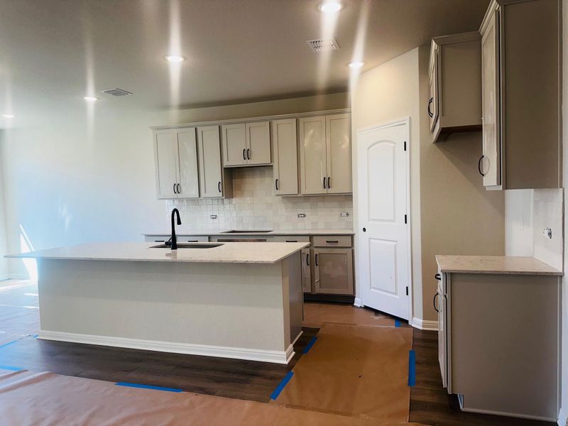 Furnished interior view inside a new home in Patterson Ranch, Georgetown (Image 6).
