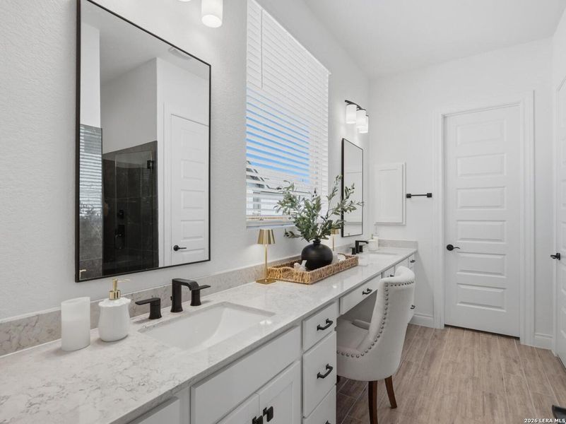 Furnished interior view inside a new home in Corley Farms, Boerne (Image 42).