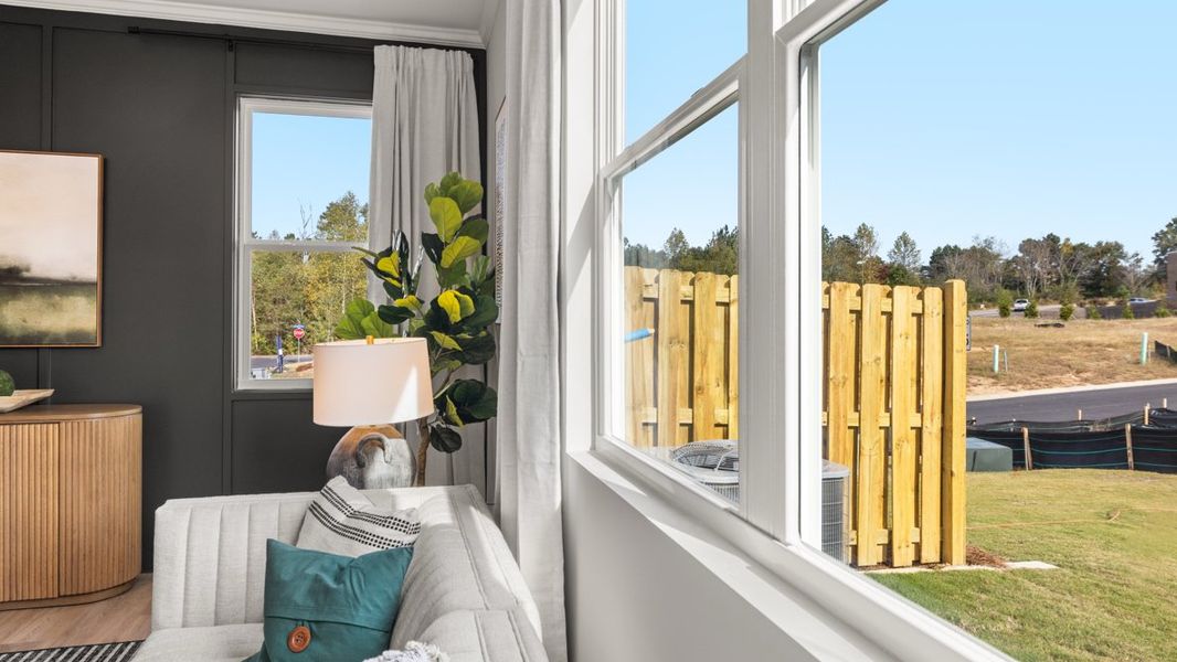 Representative furnished interior of a home built from the Salisbury by D.R. Horton in Hughes Court, Dawsonville (Image 18).