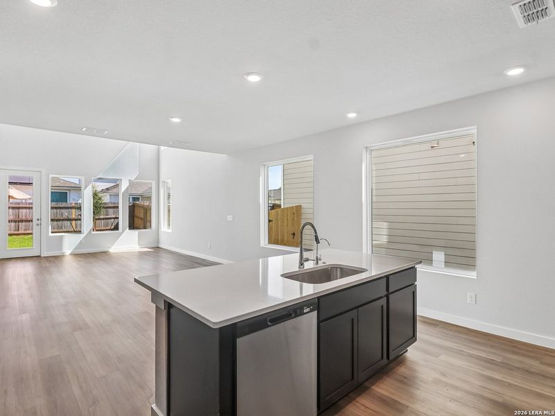 Furnished interior view inside a new home in Talley Fields, San Antonio (Image 8).