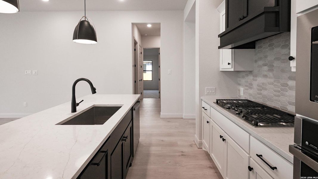 Furnished interior view inside a new home in Meadows of Mill Creek, Seguin (Image 15).