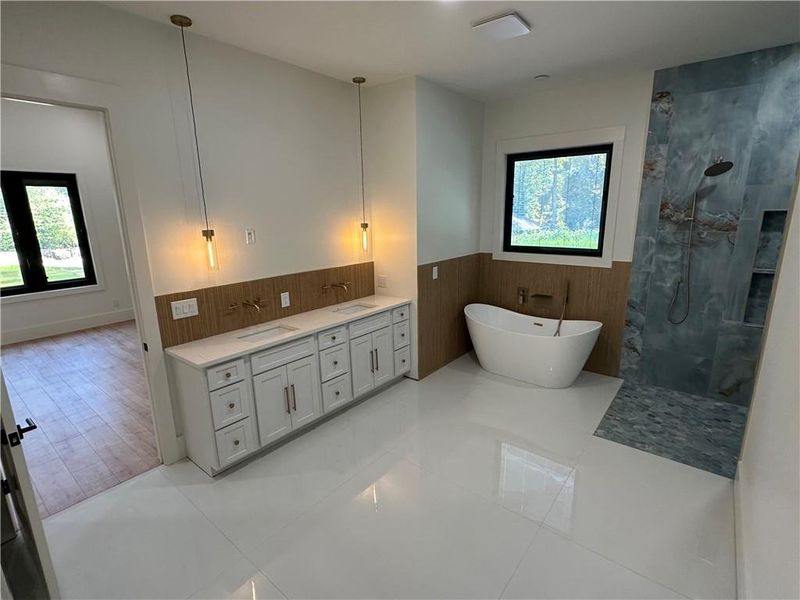 Furnished interior view inside a new home in , Atlanta (Image 11).