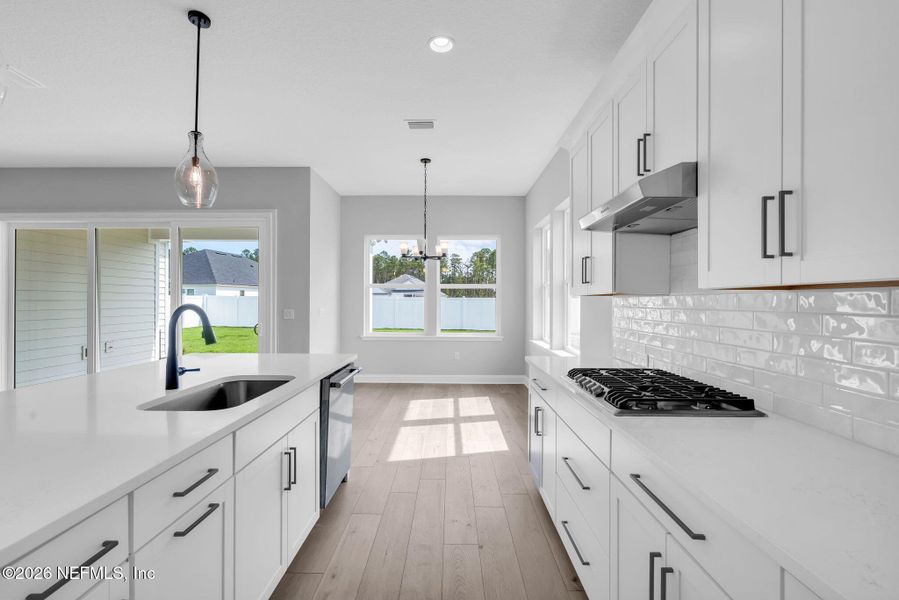 Furnished interior view inside a new home in , Jacksonville (Image 7). Furnished interior view inside a new home in , Jacksonville (Image 7).