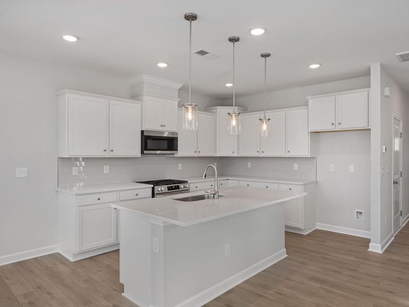 Furnished interior view inside a new home in Springvale, Fuquay Varina (Image 5).