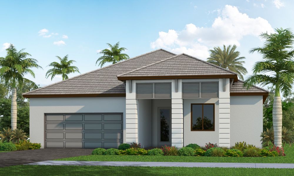 Representative exterior photo of a completed home built from the Endless Summer 4 by Neal Communities in Palm Grove, Bradenton, FL (Image 20). Representative exterior photo of a completed home built from the Endless Summer 4 by Neal Communities in Palm Grove, Bradenton, FL (Image 20).