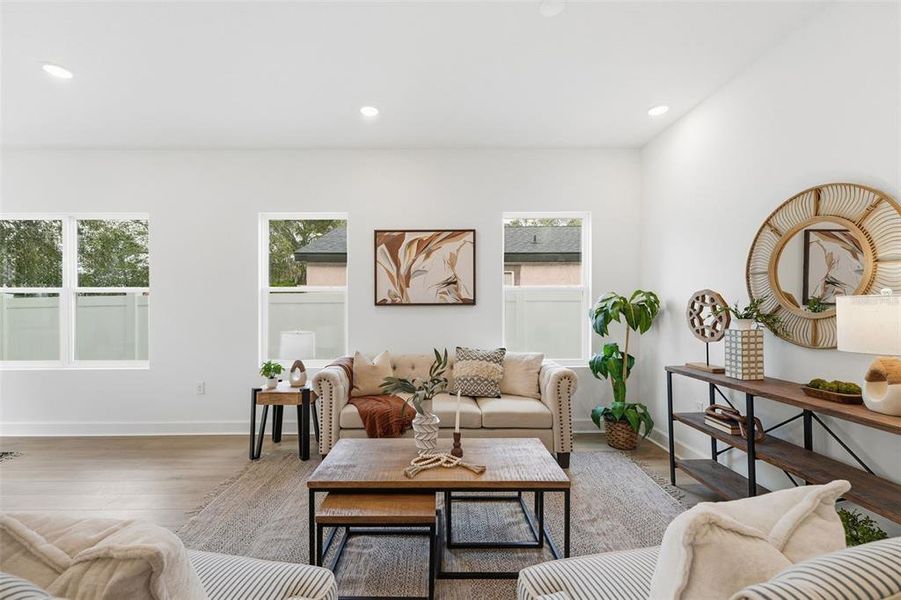 Furnished interior view inside a new home in , Sanford (Image 19).