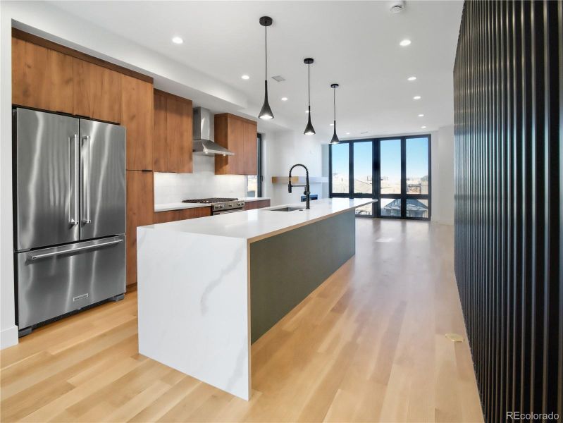 Furnished interior view inside a new home in , Denver (Image 5).