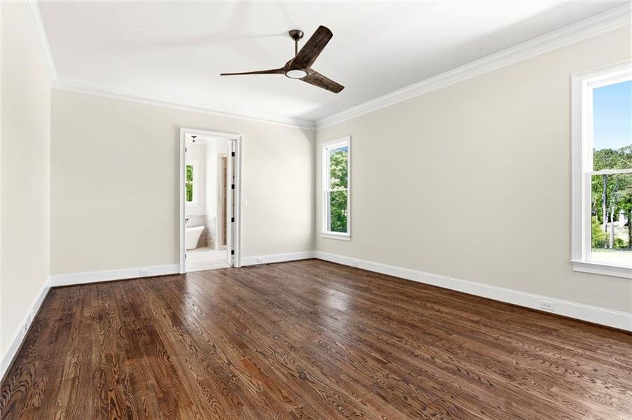 Spacious, unfurnished interior of a new home in , Canton (Image 18).