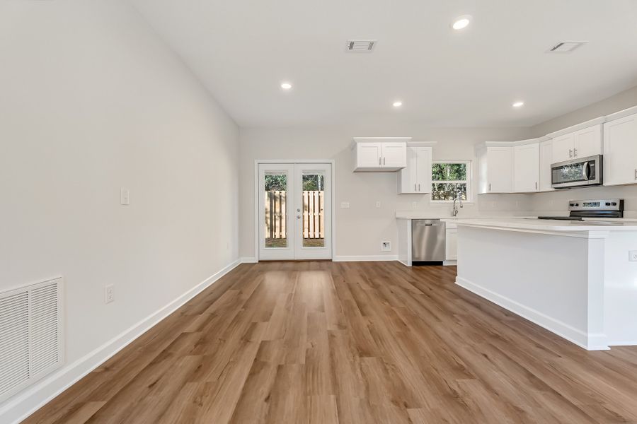 Spacious, unfurnished interior of a new home in Live Oak Cottages, Freeport (Image 43). Spacious, unfurnished interior of a new home in Live Oak Cottages, Freeport (Image 43).