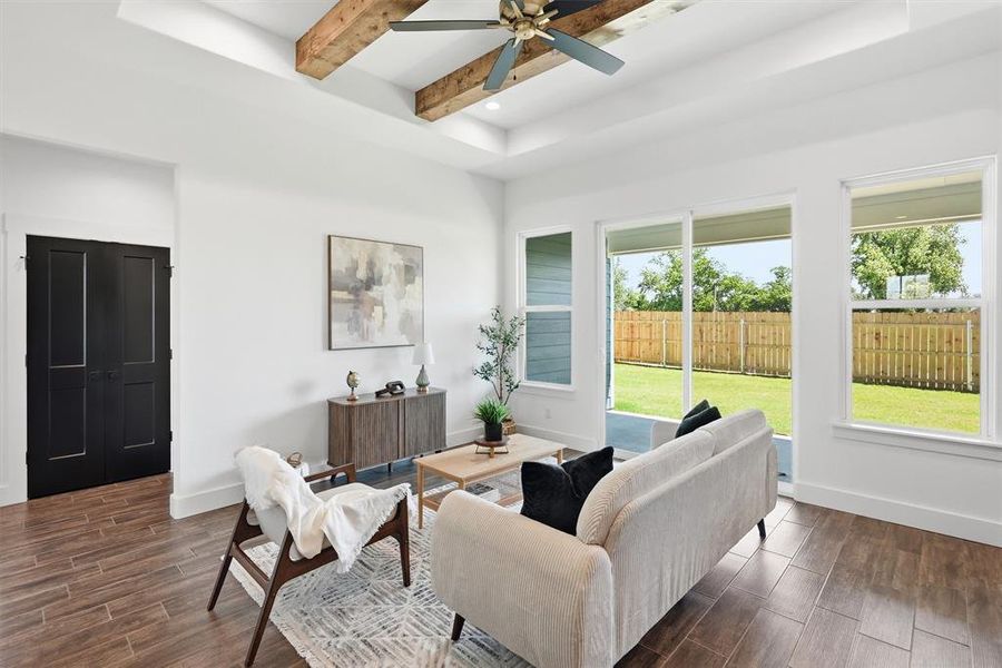 Furnished interior view inside a new home in , Tolar (Image 14).