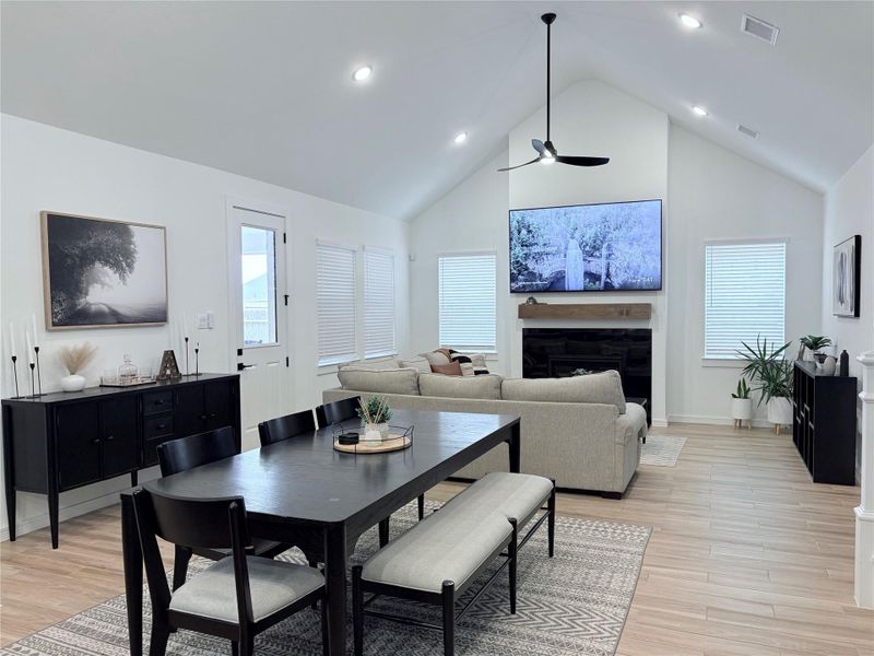 Furnished interior view inside a new home in , Cypress (Image 12).