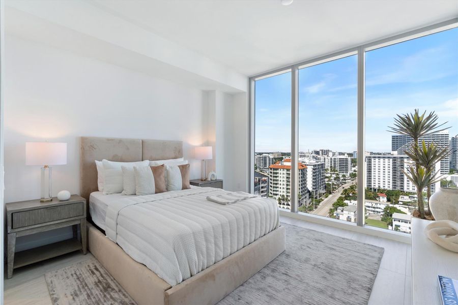 Furnished interior view inside a new home in , Fort Lauderdale (Image 21). Furnished interior view inside a new home in , Fort Lauderdale (Image 21).