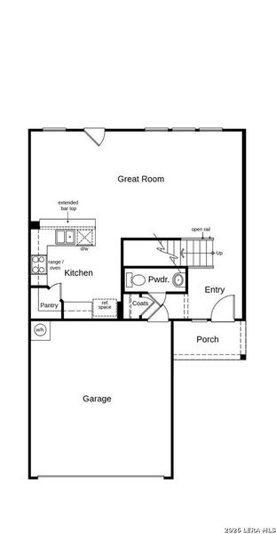 2D floor plan layout of this home in Southton Cove, Elmendorf, TX (Image 3).