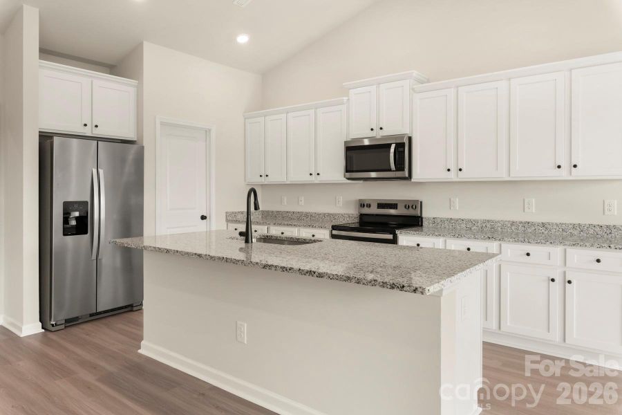 Furnished interior view inside a new home in , Winston-Salem (Image 8).