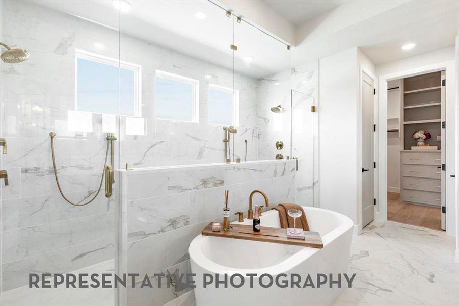 Furnished interior view inside a new home in The Parks at Wilson Creek, Celina (Image 9). Furnished interior view inside a new home in The Parks at Wilson Creek, Celina (Image 9).