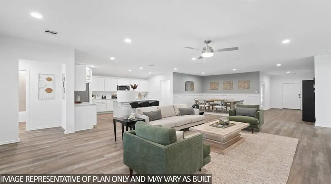 Furnished interior view inside a new home in Williams Reserve East, Conroe (Image 10). Furnished interior view inside a new home in Williams Reserve East, Conroe (Image 10).