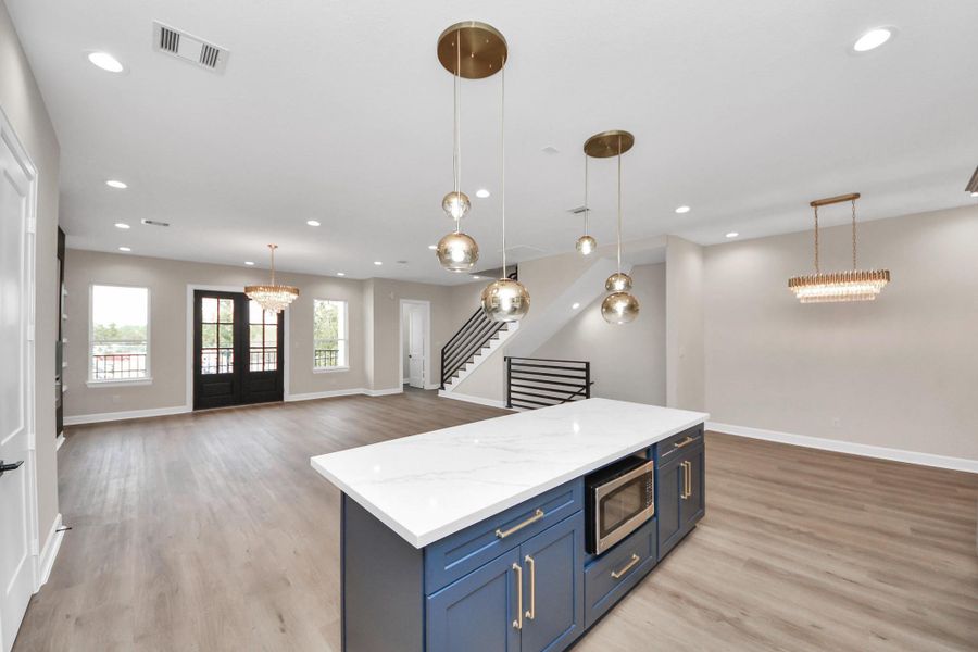 Furnished interior view inside a new home in , Houston (Image 15). Furnished interior view inside a new home in , Houston (Image 15).