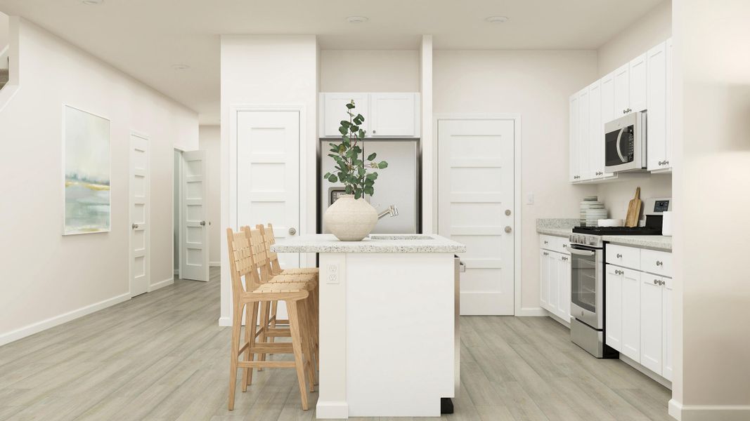 Furnished interior view inside a new home in Limehouse Farms, Summerville (Image 4).