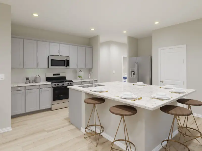 Furnished interior view inside a new home in Eastridge - Spring Series, McKinney (Image 3).