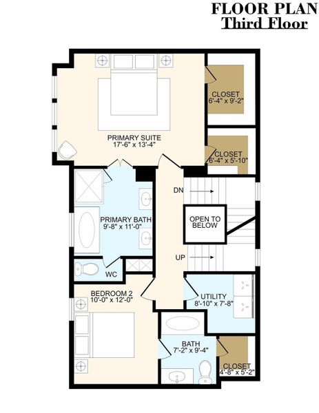 Floor Plan on 3rd Floor