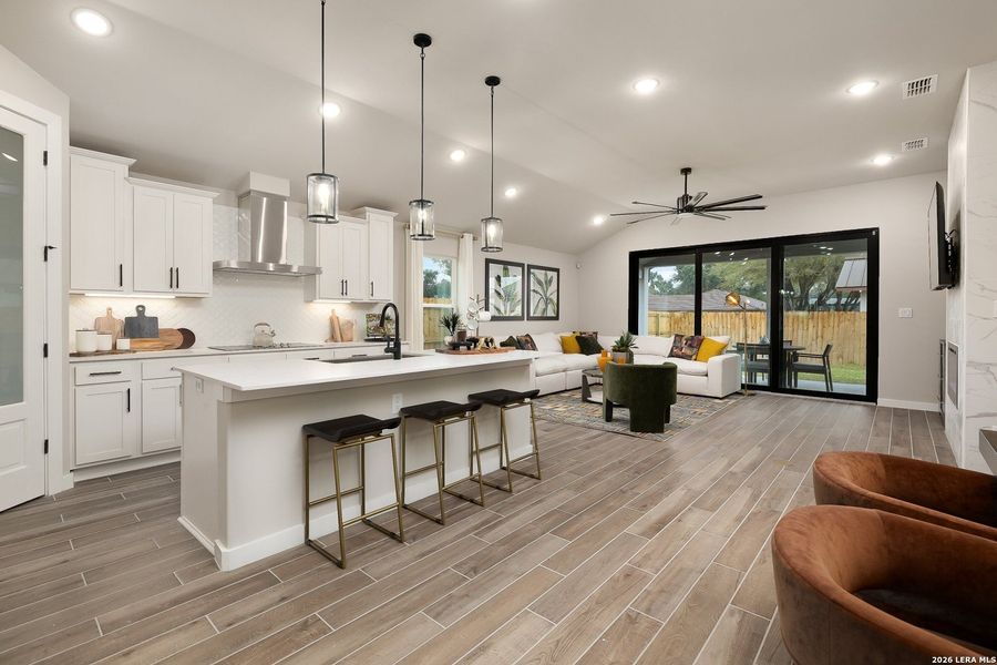 Furnished interior view inside a new home in , Mico (Image 3).