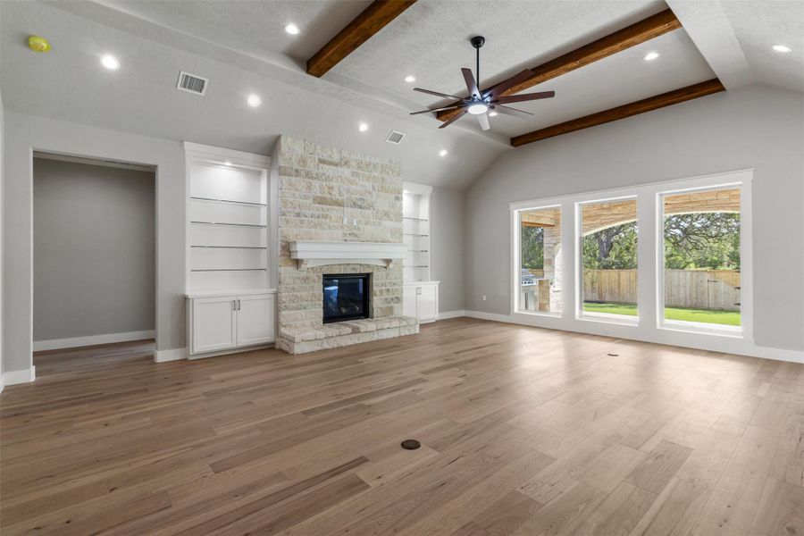 Spacious, unfurnished interior of a new home in , College Station (Image 39).