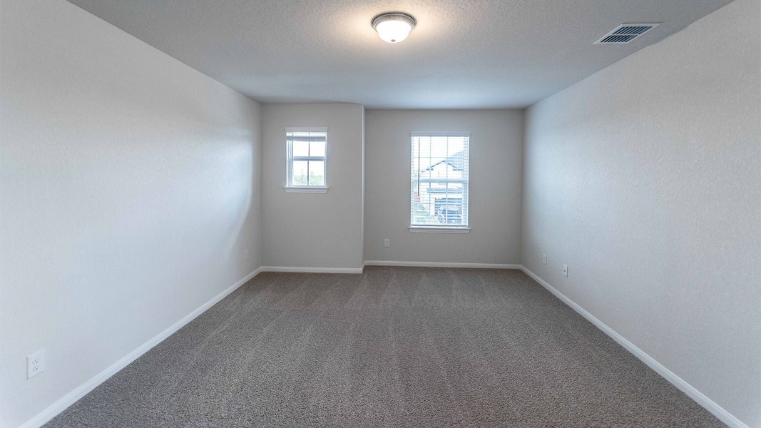Spacious, unfurnished interior of a new home in Morgan Meadows, San Antonio (Image 39). Spacious, unfurnished interior of a new home in Morgan Meadows, San Antonio (Image 39).