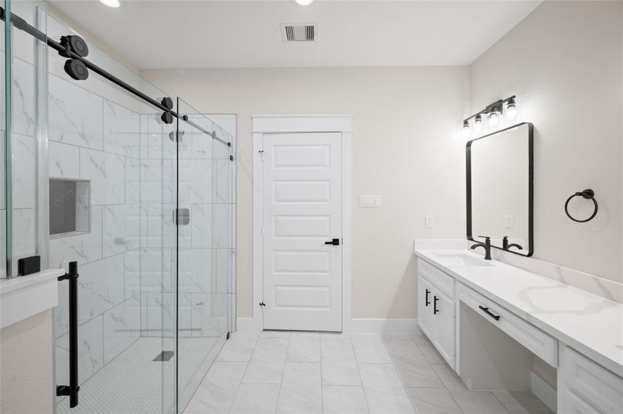 Furnished interior view inside a new home in , Porter (Image 16).