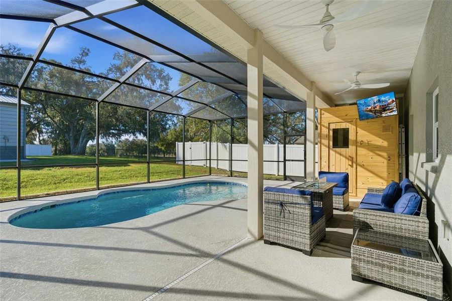 Exterior details and patio area of a home in , Inverness (Image 25).