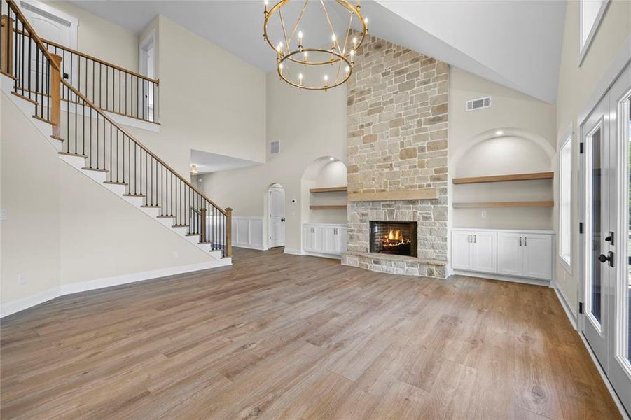 Spacious, unfurnished interior of a new home in , Monroe (Image 56).