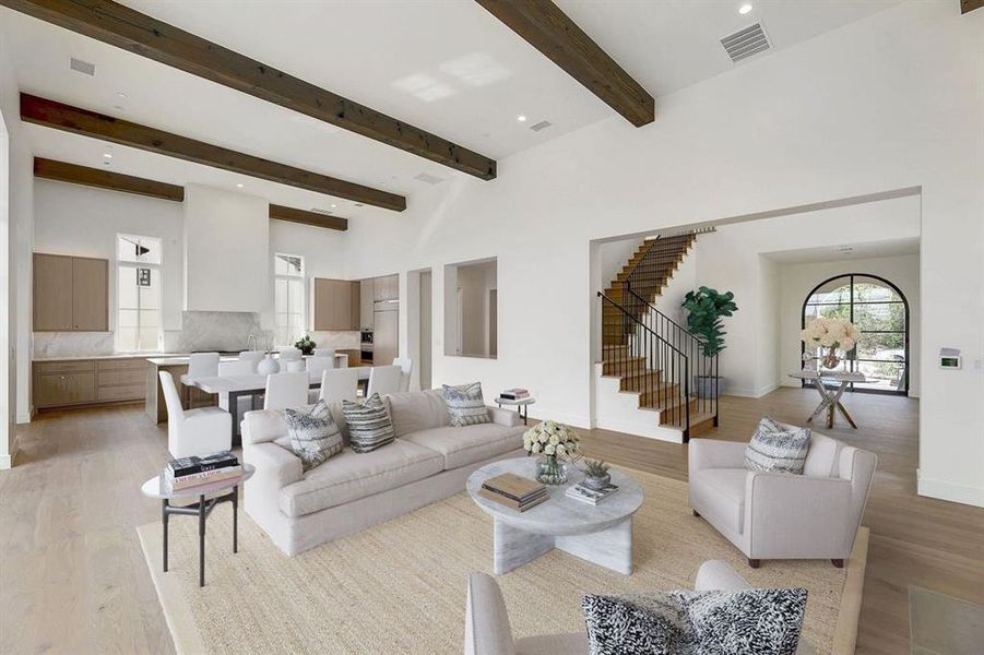 Furnished interior view inside a new home in Amarra Villas, Austin (Image 5).