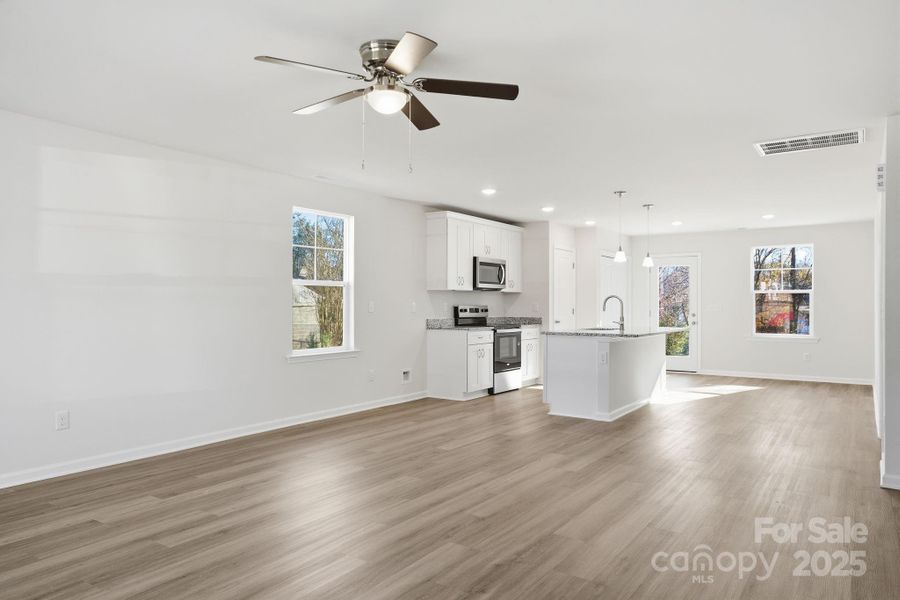 Open floor plan Open floor plan