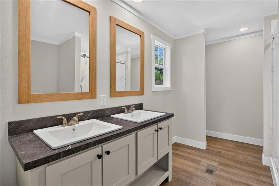 Furnished interior view inside a new home in , Canton (Image 7).