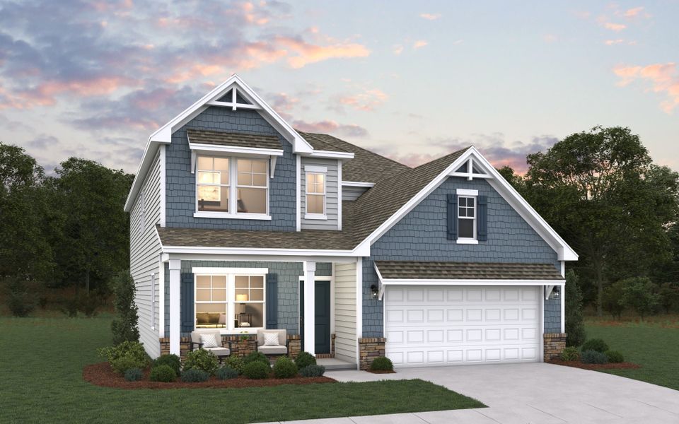 Bellwood New Home in Indian Trail, NC.  - Slide 3